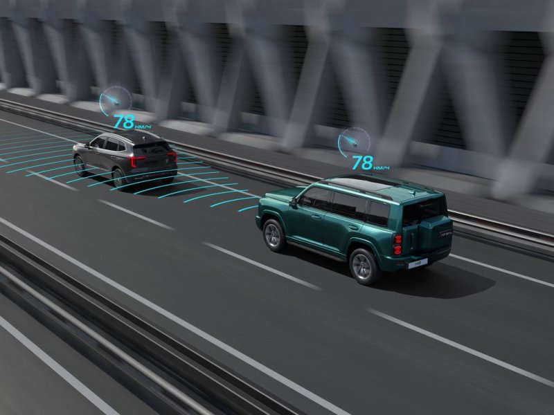 Белсенді жылдамдық шектегіші бар бейімделетін круиз-контроль